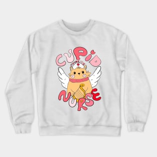 Cupid Favorite Nurse, Valentine Nurse Crewneck Sweatshirt